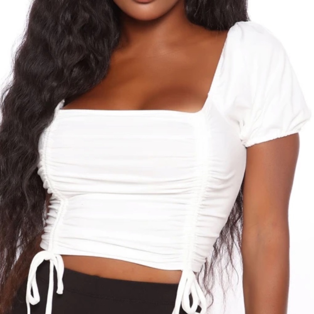 White Crop top Brand new never worn
